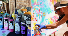 collaborative painting icebreaking marbella